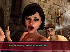 let's play exposed episode 1 with big tits and creampie fun