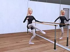 Pregnant Ballerina Receives Rough Anal Sex And Deep Throat From Trainer In Sims 4 Hentai
