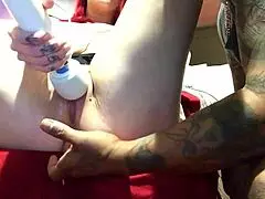 Squirting While My Sexy Hubby Watches