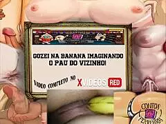 i came on the banana imagining neighbor's dick 🍌💦