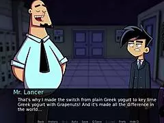 Danny Phantom's Genie Gives Handjob in Amity Park