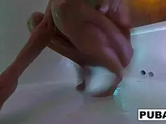 Kendra cole masturbates in shower