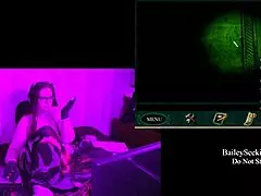 Blackmoor Manor playthrough reveals naked brunette with big tits