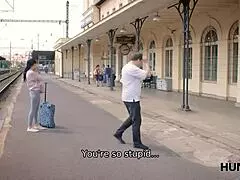 hunt4k couple trades dirty sex for quick cash on tickets.