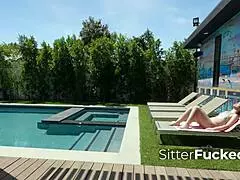 babysitter caught sneaking into the house 😳