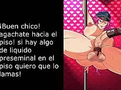jerk off instructions with futa and shemale elements in spanish