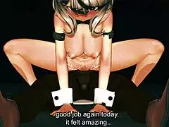 just chillin’ with chloe sakamata getting slammed by big black cock. wild cartoon action!