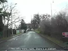 This Czech babe grinds his cock with her big natural tits bouncing until cumshot on ass