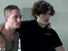 Hairy Otter Takes Str8 Jock Facial Hot Sex