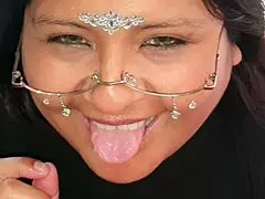 Belly and swallow for halloween... big tits fetish! 🎃