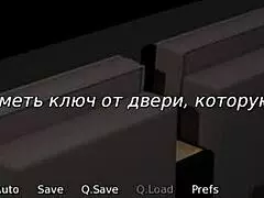 Modne kvinder låst inde i hytte nøgne i Waterworld tegnefilm?