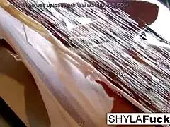 Sexy shyla stylez performs a rare erotic solo masturbation