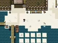 lost lagoon harem hentai game ep 5 sexy farmer exposing her pussy outside