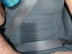 Completely Naked In Moving Car, They Touch Me!