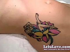 pov groping and rubbing tattoo then cumming on it - lelu love