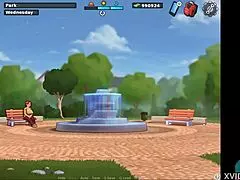 hot asian teacher says 'show me that monster cock' in summertime saga 28