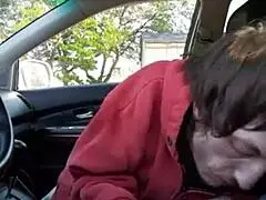 Sucking my buddy twice in his car now!