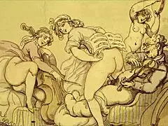 Ser på vintage erotiske tegninger