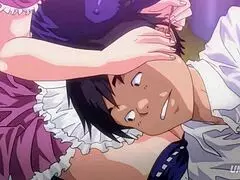 giant milf maid sucks your whole body in a wild hentai massage