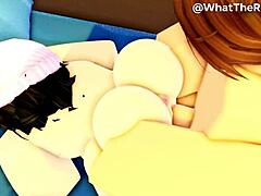 حبيبة لطيفة تتناك بقوة لحد ما يجي قذف داخلي فوضوي