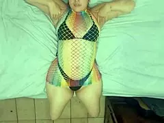 Amateur teen brunette takes raw anal pounding in pov doggystyle