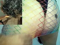 Amateur teen brunette takes raw anal pounding in pov doggystyle