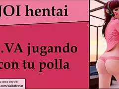 d va teases jerking off your cock with joi instructions in spanish
