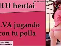 d va teases jerking off your cock with joi instructions in spanish
