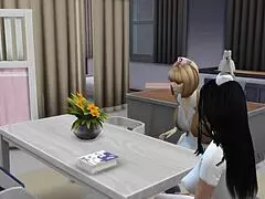 yo, check this wild prison school hospital scene from anime