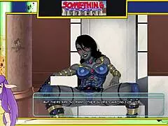 Ebony muscular babe nude in dc comics themyscira!