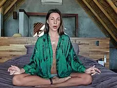 Roxy fox says, 'Let me help you relax and cum strong with tantric femdom joi?'