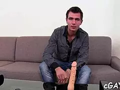 Homosexual guys engage in hardcore rimming