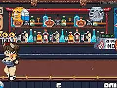 Riding in cute hentai game with giant boobs! 🍈