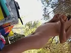 Beach Babe's Vaginal Adventure With Two Eggs Is So Sexy!