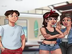 SummerTimeSaga слугинята чисти в играта