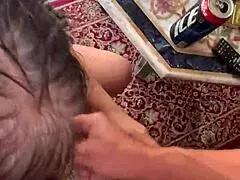 Blowing My Cum All Over Her Lips