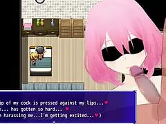 i feel the cuckold play unfolding in this anime scene with toys and games