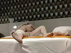 Emo teen takes big tits to hotel for hard sex