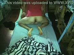 Sexy Latina Emo MILF Couple Fucks in Missionary Position at Night