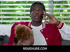 Roughuse Freeuse Black Teen Stepsister James Cameron Nicky Rebel