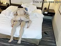 Fucking petite 18+ tattooed beauty's tight pussy in cowgirl position.