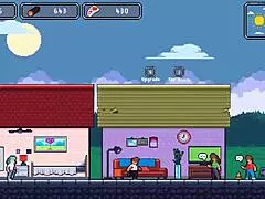 in the deep forest love hotel, the asian dancer gets multiple creampies in this hentai game