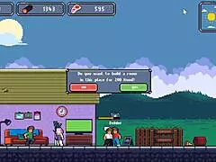 in the deep forest love hotel, the asian dancer gets multiple creampies in this hentai game