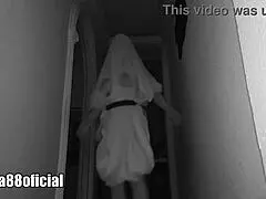 Ghost appears at Halloween party with roleplay and caught moments