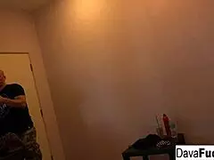 impromptu sex on set with dava foxx and derrick pierce 😍