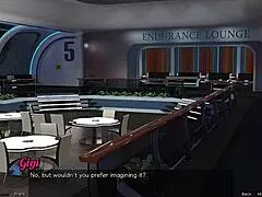 Gigi gives intense kisses in stranded in space adventure