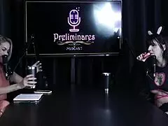 yummi paradise moans showing breasts and tattoos after getting sucked in bathroom