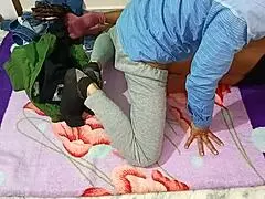 Young sexy Indian homemade amateurs explore desires