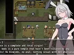 grace explores the labyrinth town in this anime game