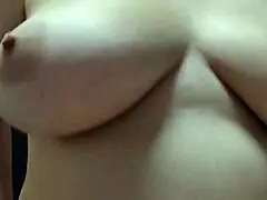 girlfriend rides cock cowgirl style rubbing natural tits on face making wet pussy cum fast